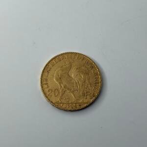 20 Francs Coq / Marianne - France - 1904 - Or 900 - 6.45g