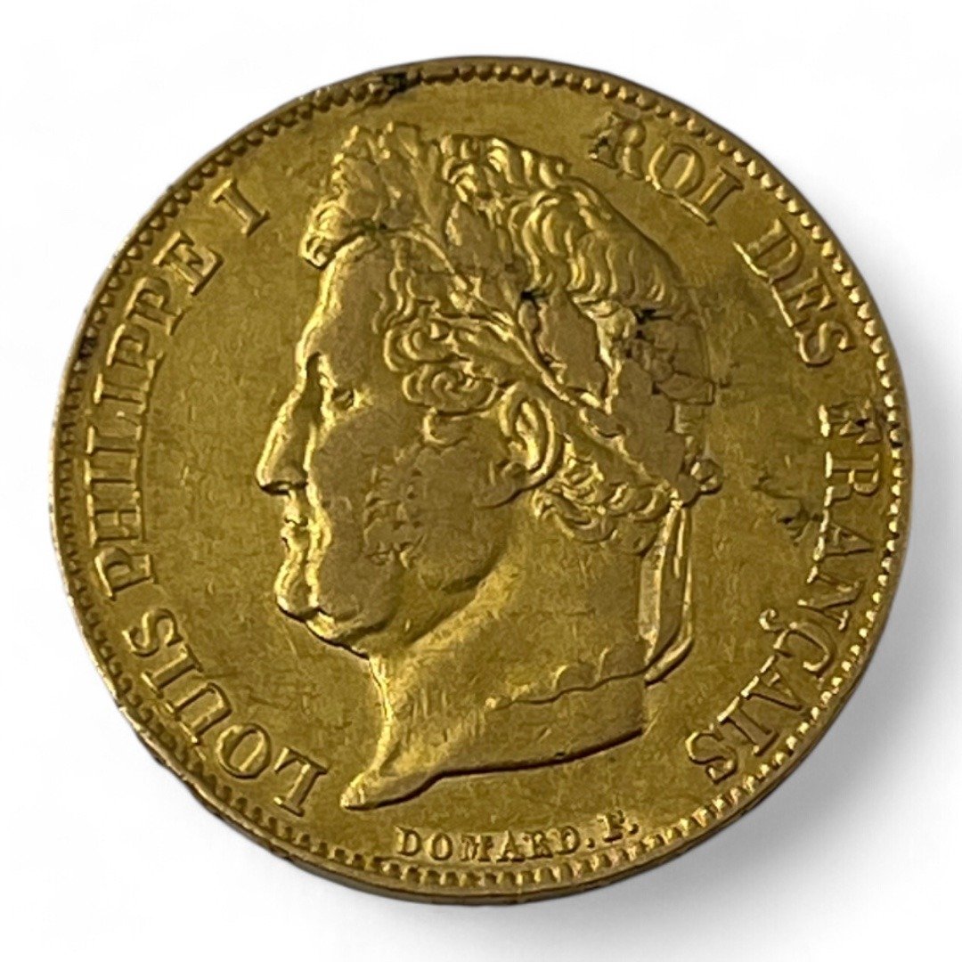 20 Francs Louis-Philippe 1er - Tête laurée - 1835 B - Rouen - Or - RARE – Image 2