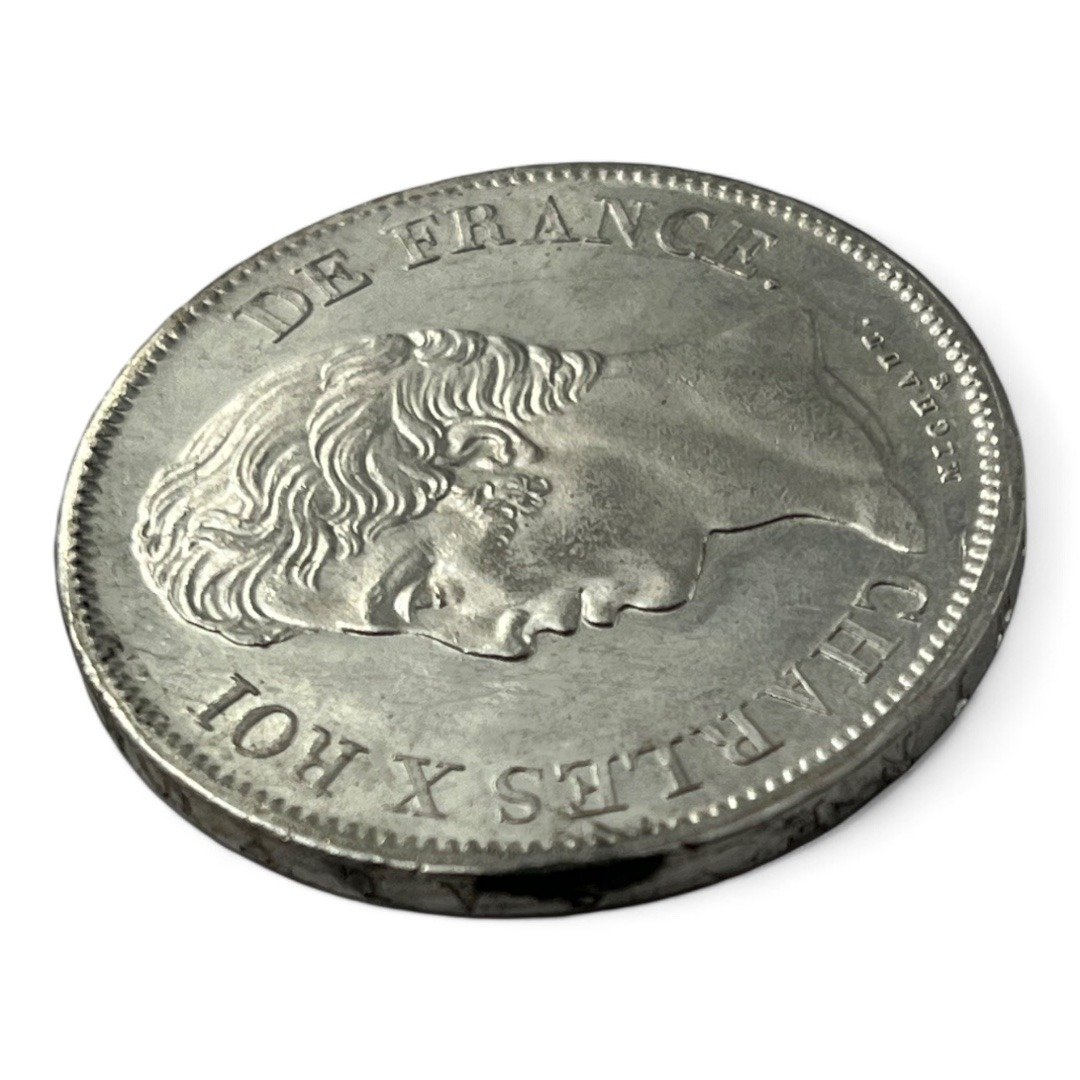 5 Francs Charles X - 1828 W - Lille - Argent - Splendide! – Image 5