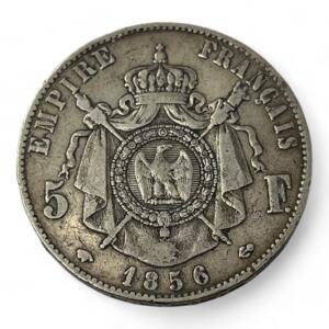 5 Francs Napoléon - Ecu - 1856 A - Paris - Argent