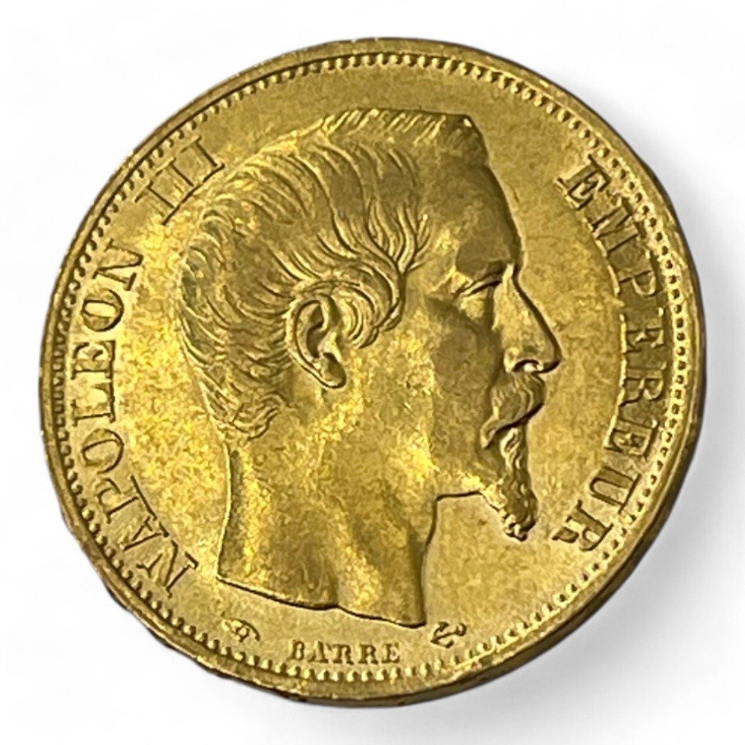 20 Francs Napoléon - Tête nue - 1860 A - Paris - Or