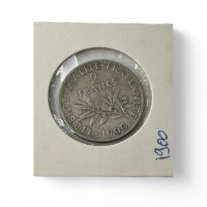 2 Francs Semeuse - 1900 - RARE - Argent