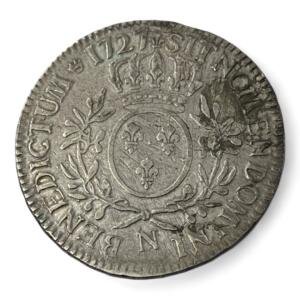Écu Louis XV - 1727 N - Montpellier - Différent Etoile - Rare - qualité, splendid, superbe, splendide, FDC, MS, Louis, silver, french coins - numismatique - numismatic, royal, charles, silber - louis XVI - Louis XV - royales - Louis XIII - Louis XIV