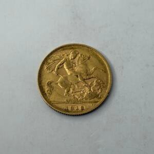 Demi 1/2 souverain - George V - Royaume-uni - 1913 - Or