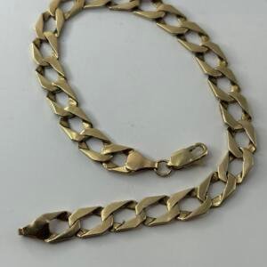 Bijoux Bracelet / Gourmette - Or 10 Carats - 11.95 Grammes - 23 Centimètres