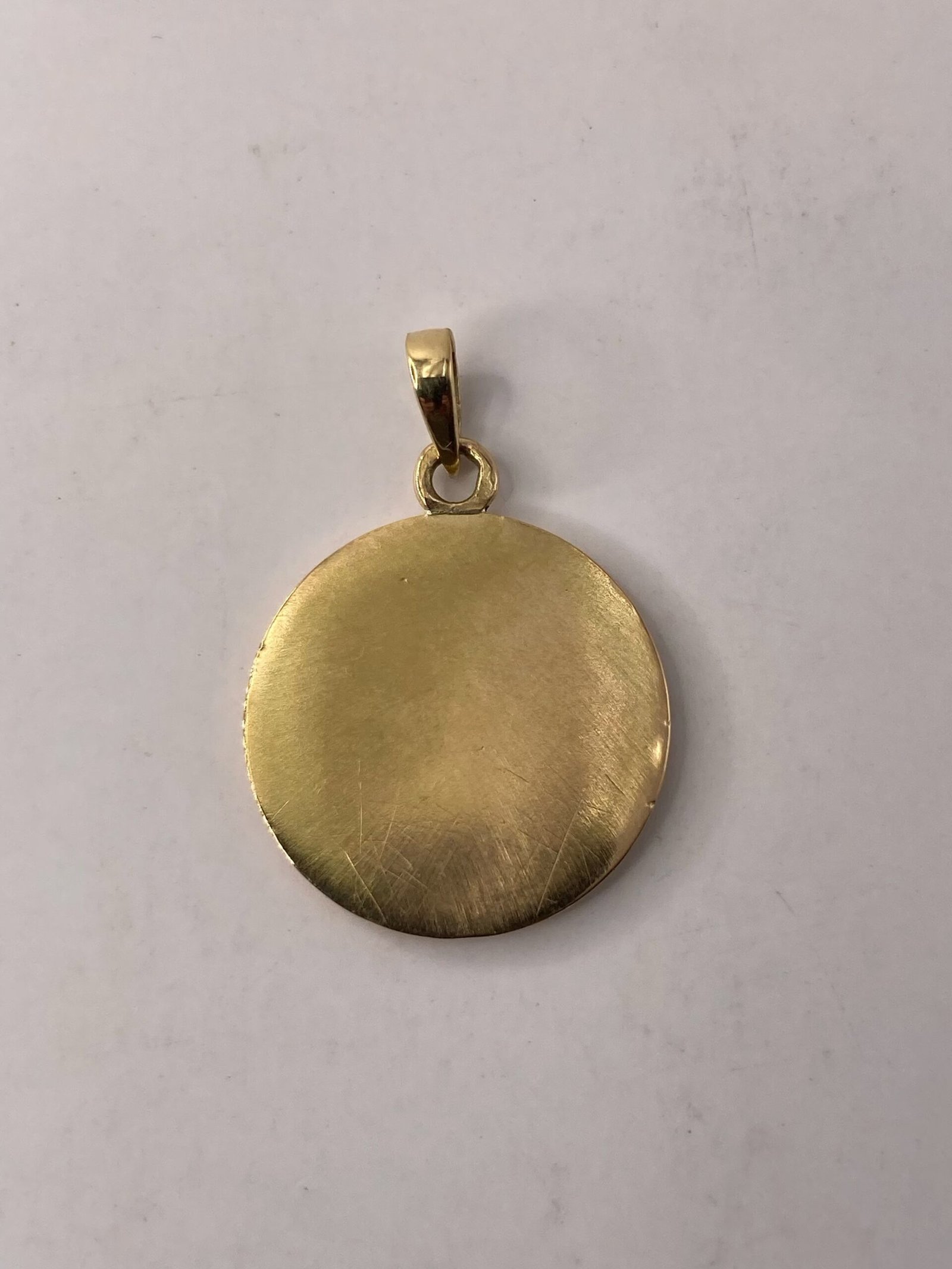 Pendentif AUGIS - Médaille d’amour - Or 18k Diamants Rubis - 3.74 grammes – Image 2