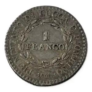1 Franco - Lucca et Piombino - 1808 - RARE en l'état!