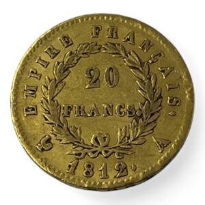20 Francs Napoléon - Empire - 1812 A - Paris - Or
