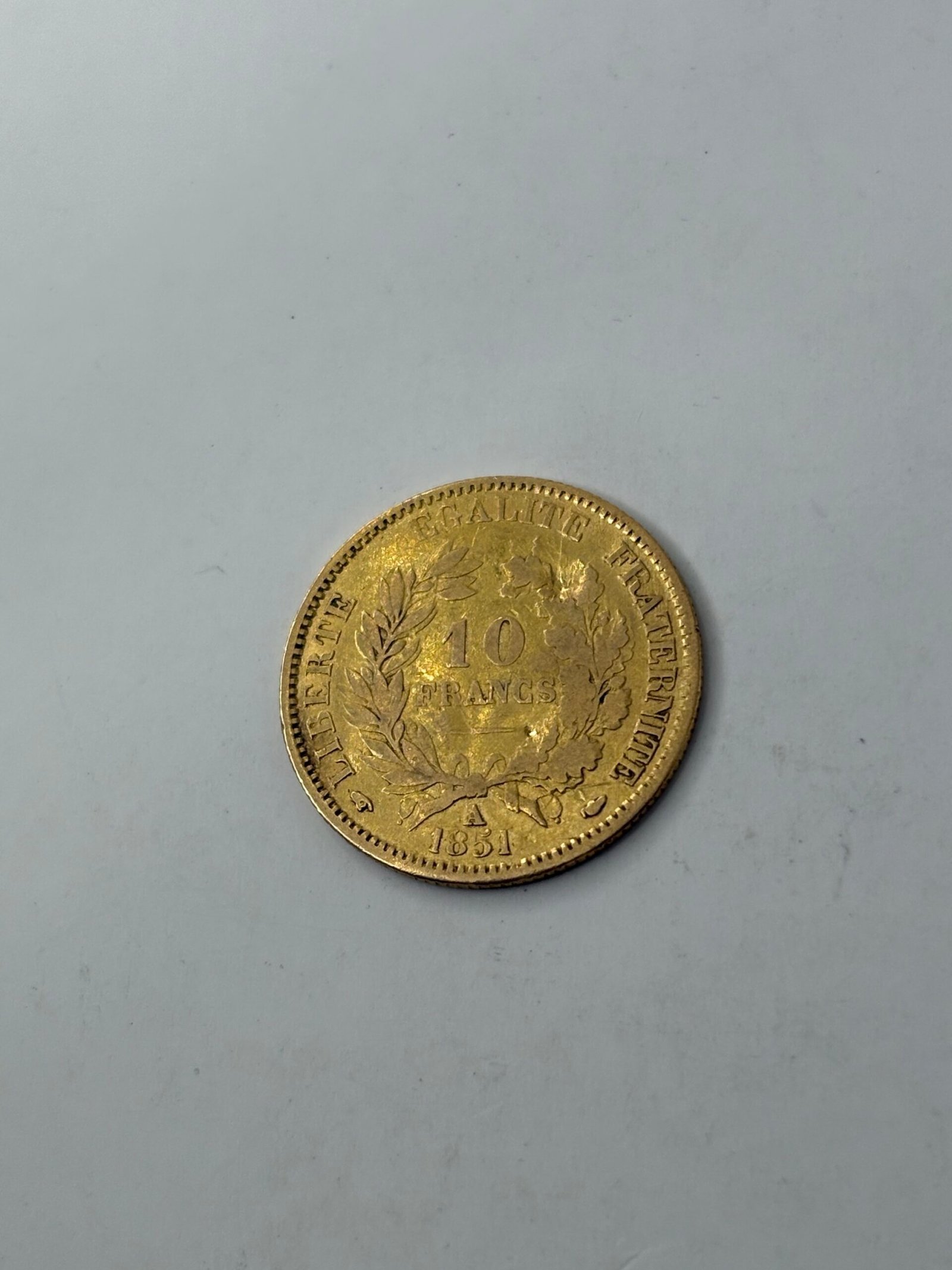10 Francs Ceres - 1852 A - Or - 3.19 grammes – Image 3