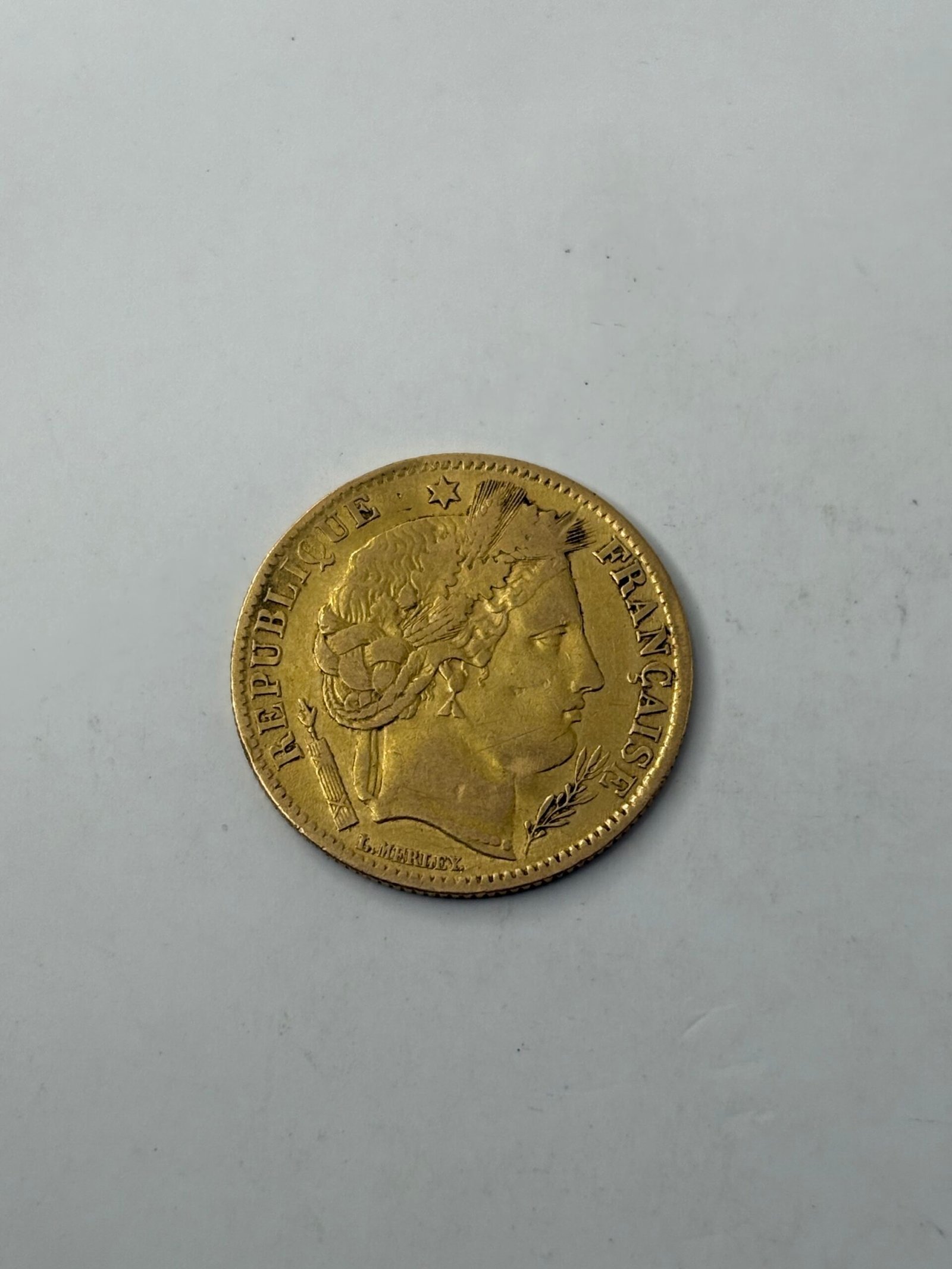 10 Francs Ceres - 1852 A - Or - 3.19 grammes – Image 2