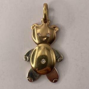 Pendentif Ours - Or 18k et Diamants - 8.77 grammes