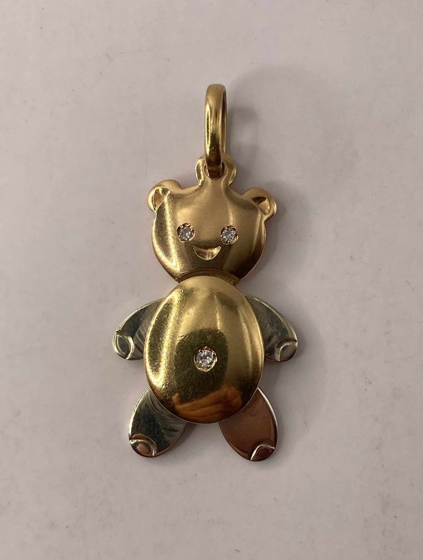 Pendentif Ours - Or 18k et Diamants - 8.77 grammes