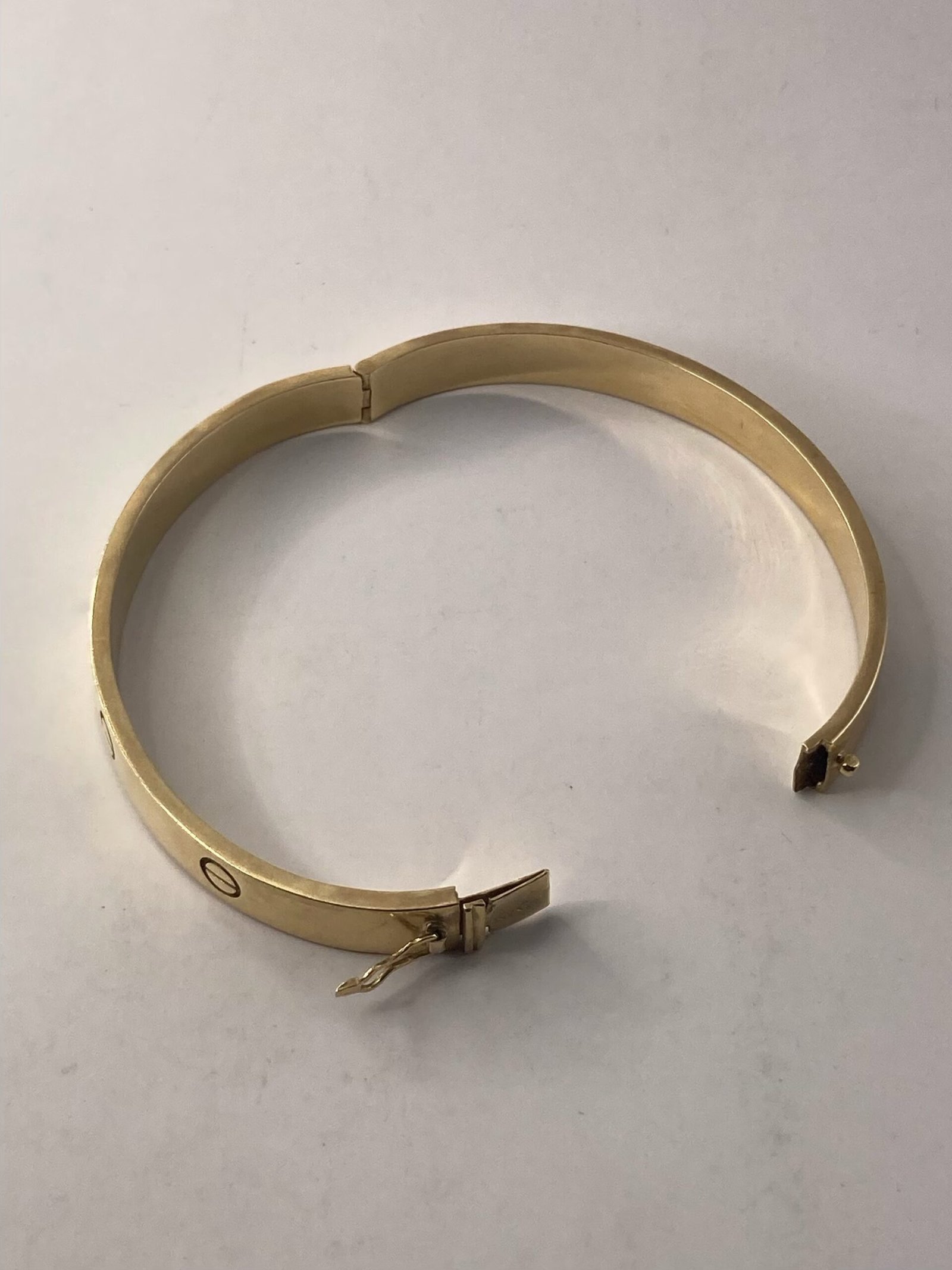 Bracelet Or 18k - De style Cartier - 13.21g - Poignet 16.5cm – Image 2