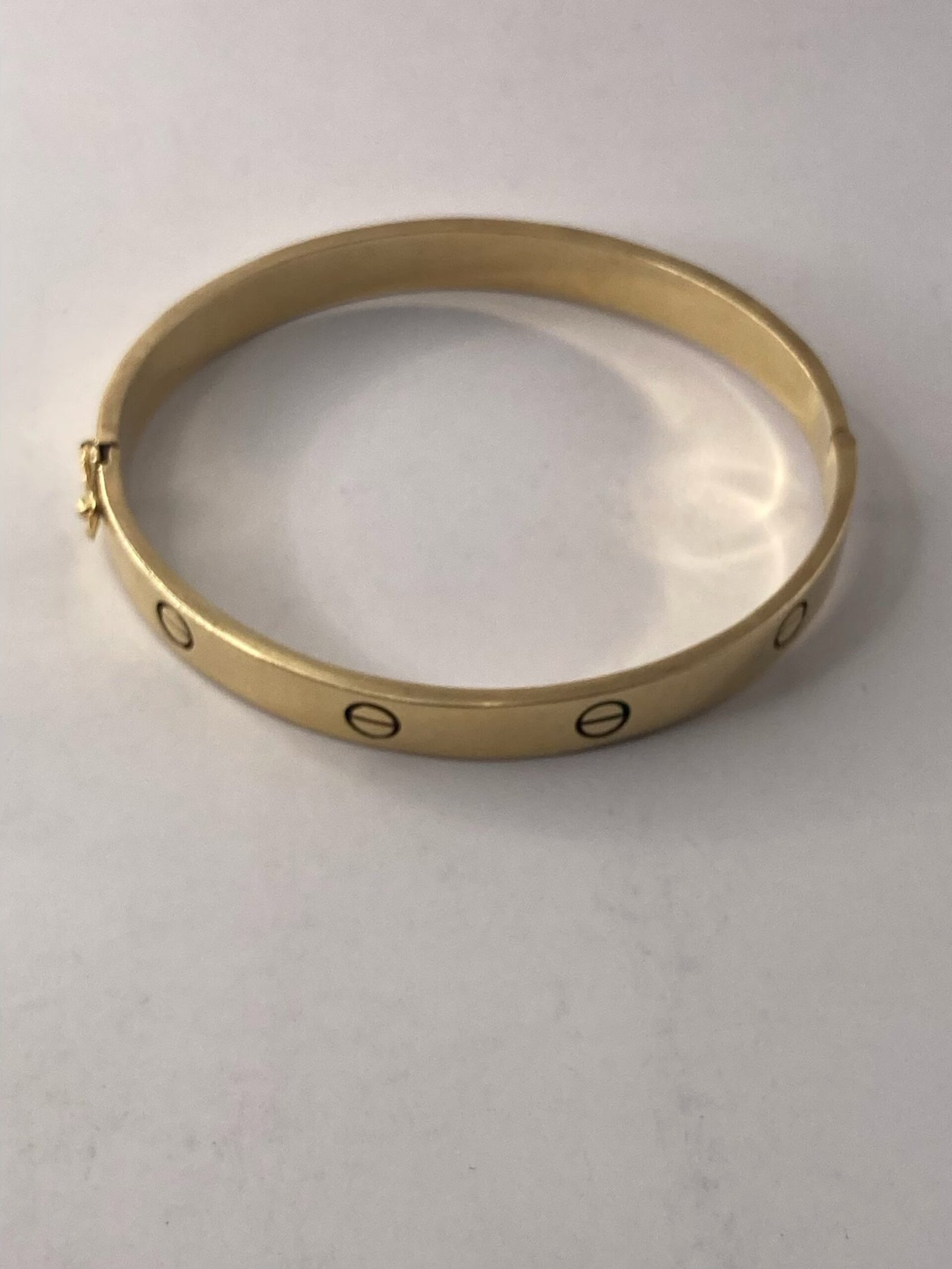 Bracelet Or 18k - De style Cartier - 13.21g - Poignet 16.5cm – Image 3