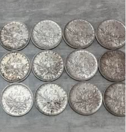 Pièces bullion argent — Cannes